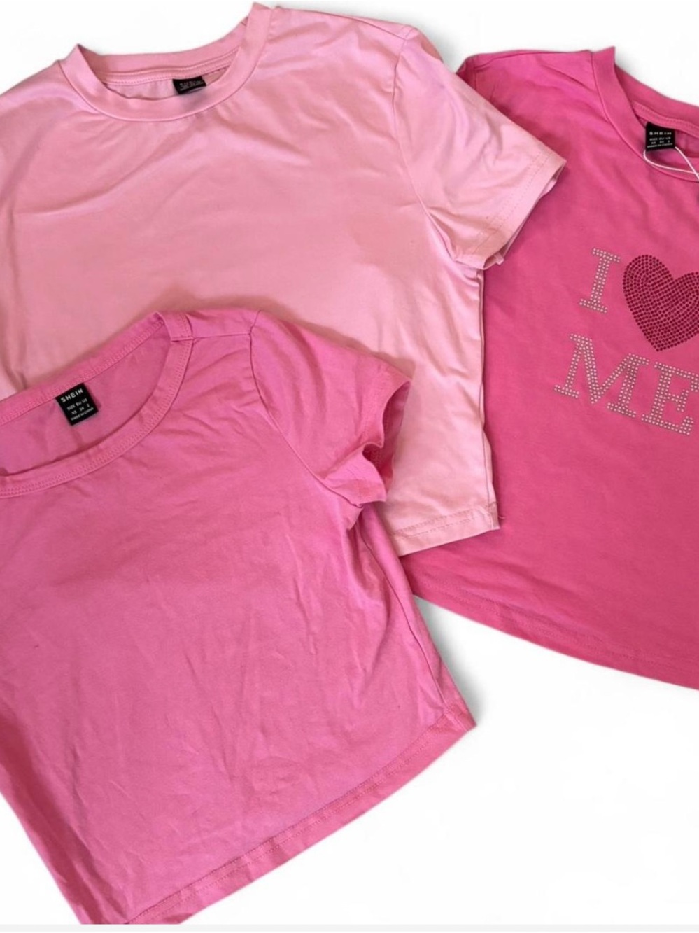 pink tees bundle y2k